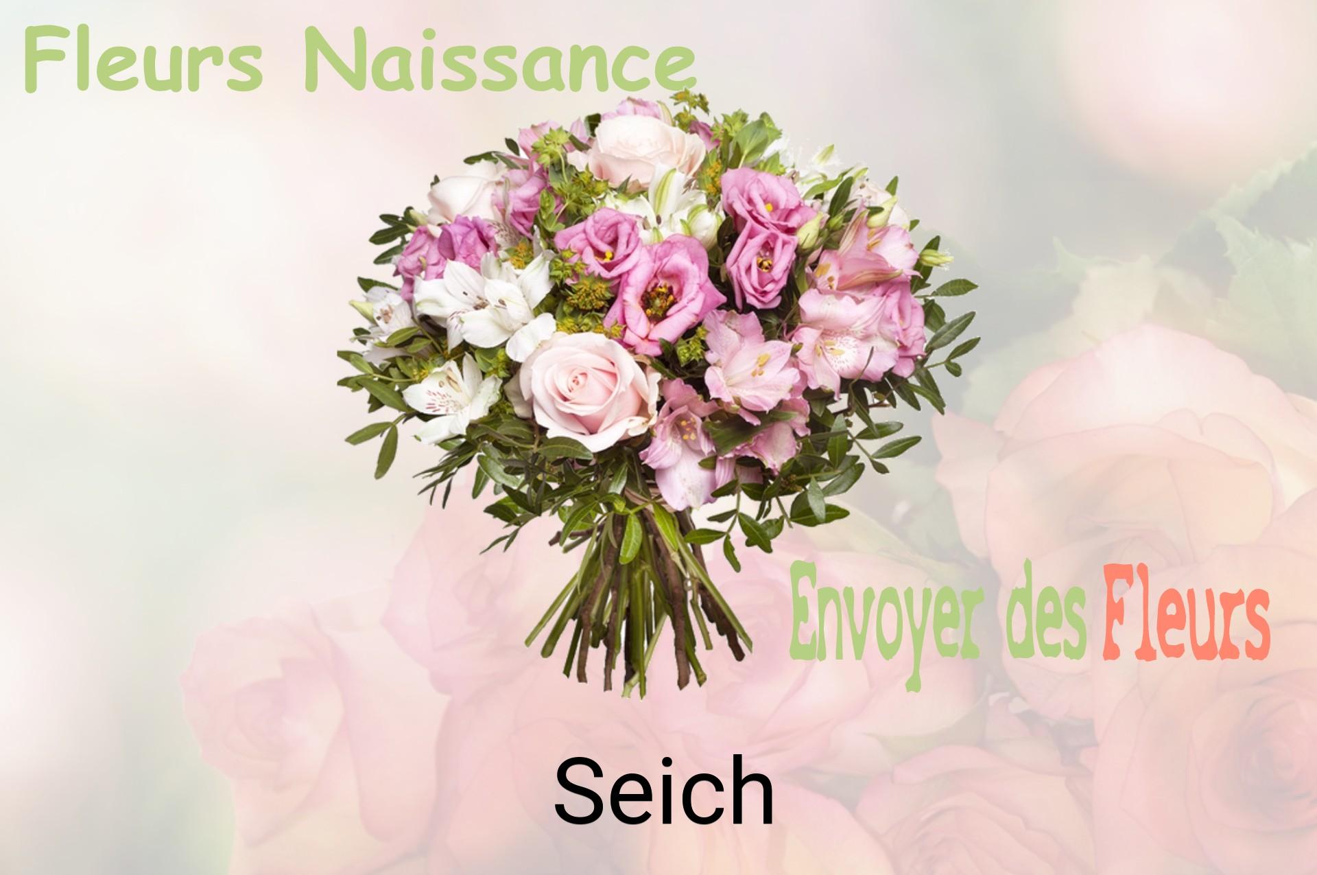 Bouquet de fleurs de naissance livré à Seich